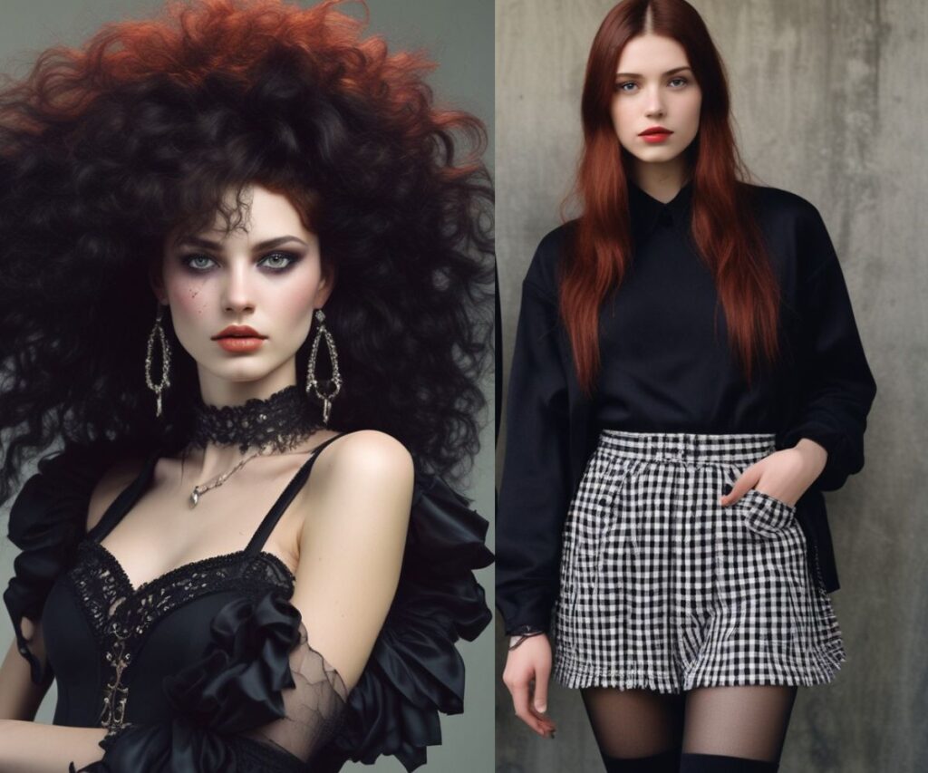 80s Goth vs 90s Goth Comparison