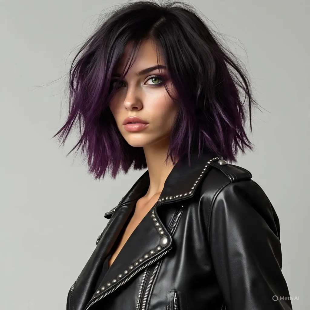 Asymmetrical Gothic Bob