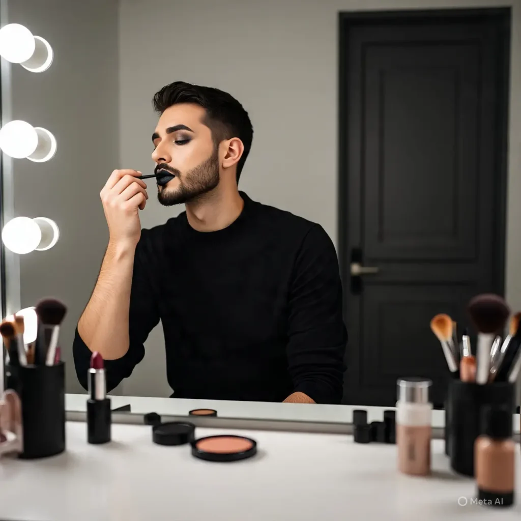 Black Lipstick Application Tips