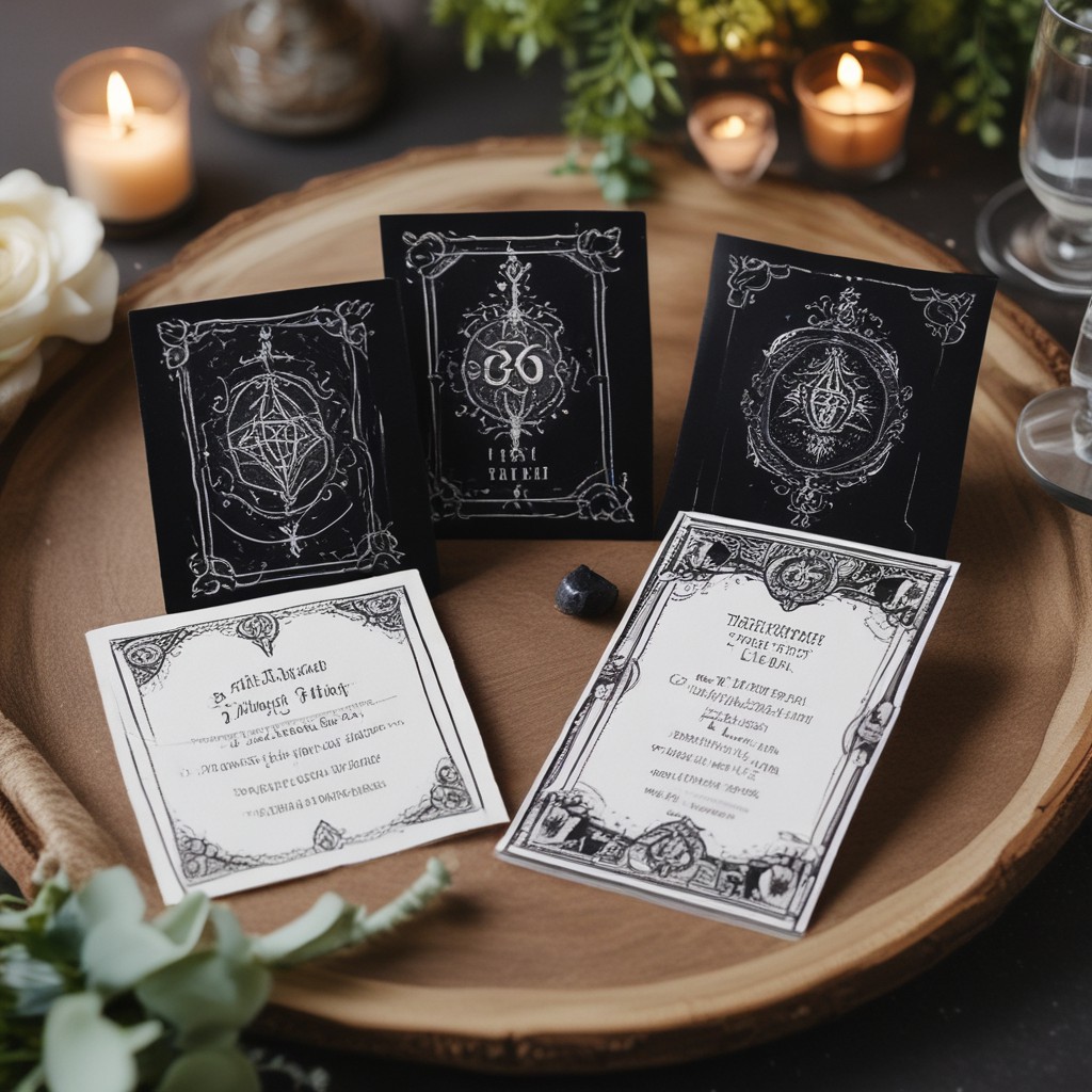 Dark-Themed Escort Cards