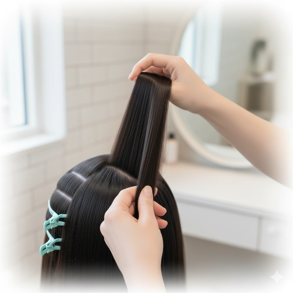 Hold Hair at the Correct Angle