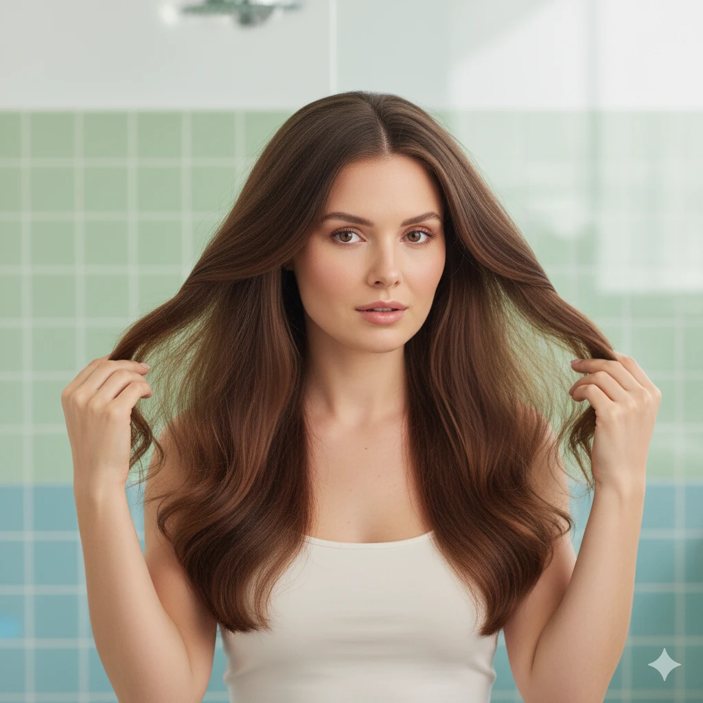 Never Detangle in the Shower