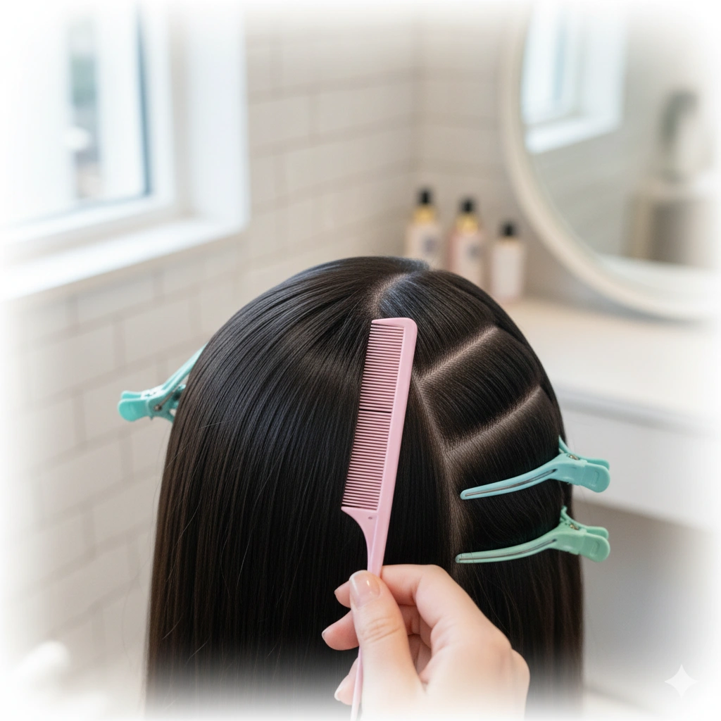 Section Your Hair Strategically