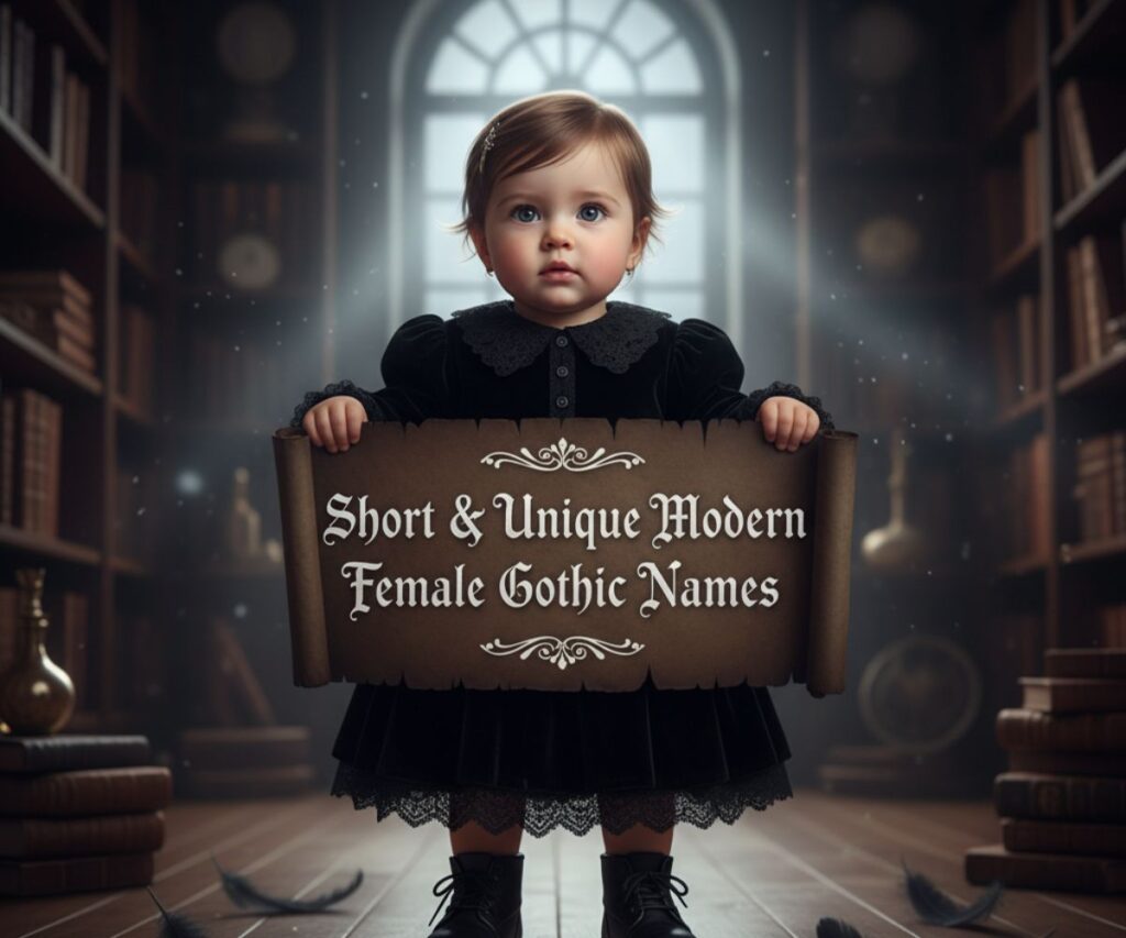 Short & Unique Modern Female Gothic Names (Edgy, Minimalist Aesthetic)