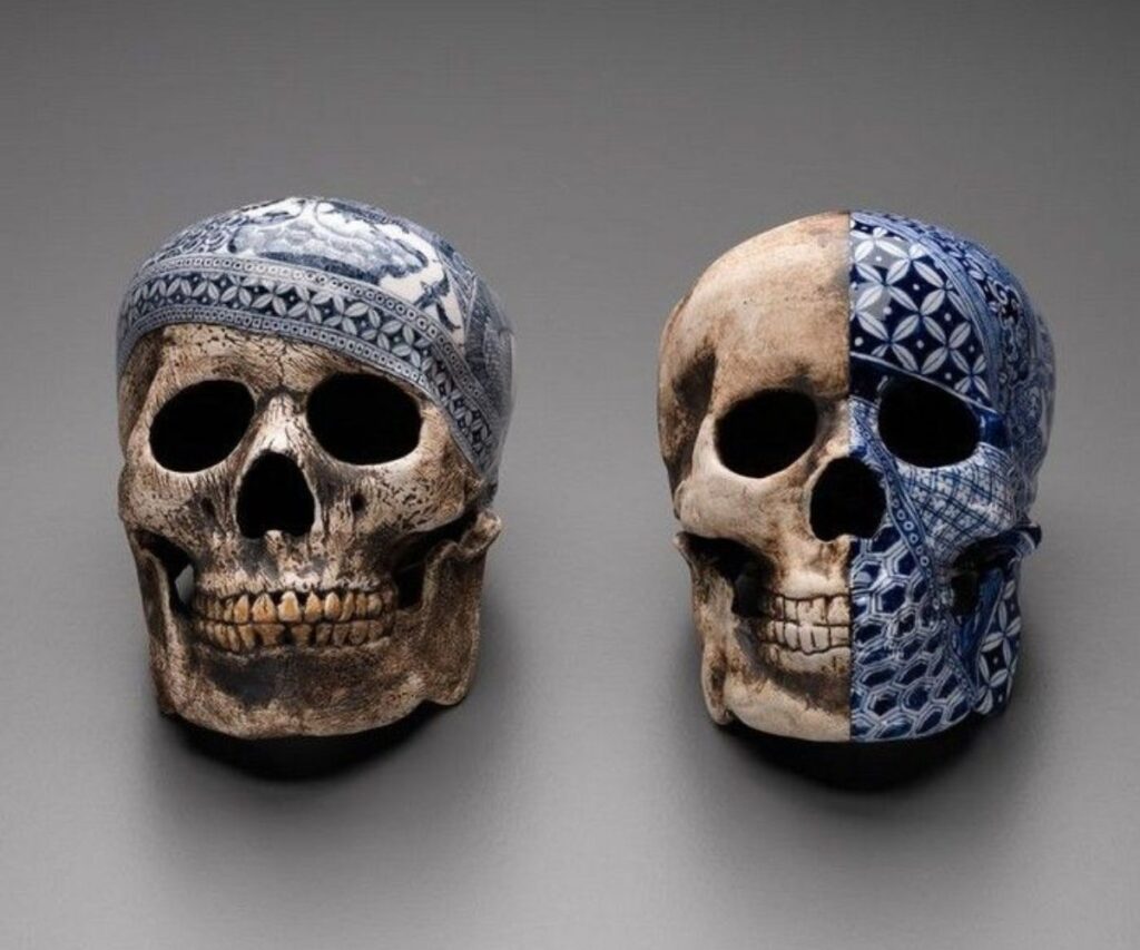 Ceramic and clay calaveras 