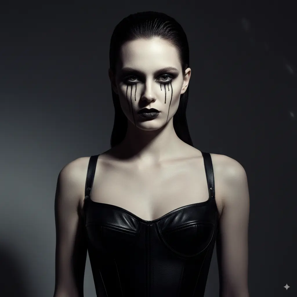 Dripping Eyeliner Effect 