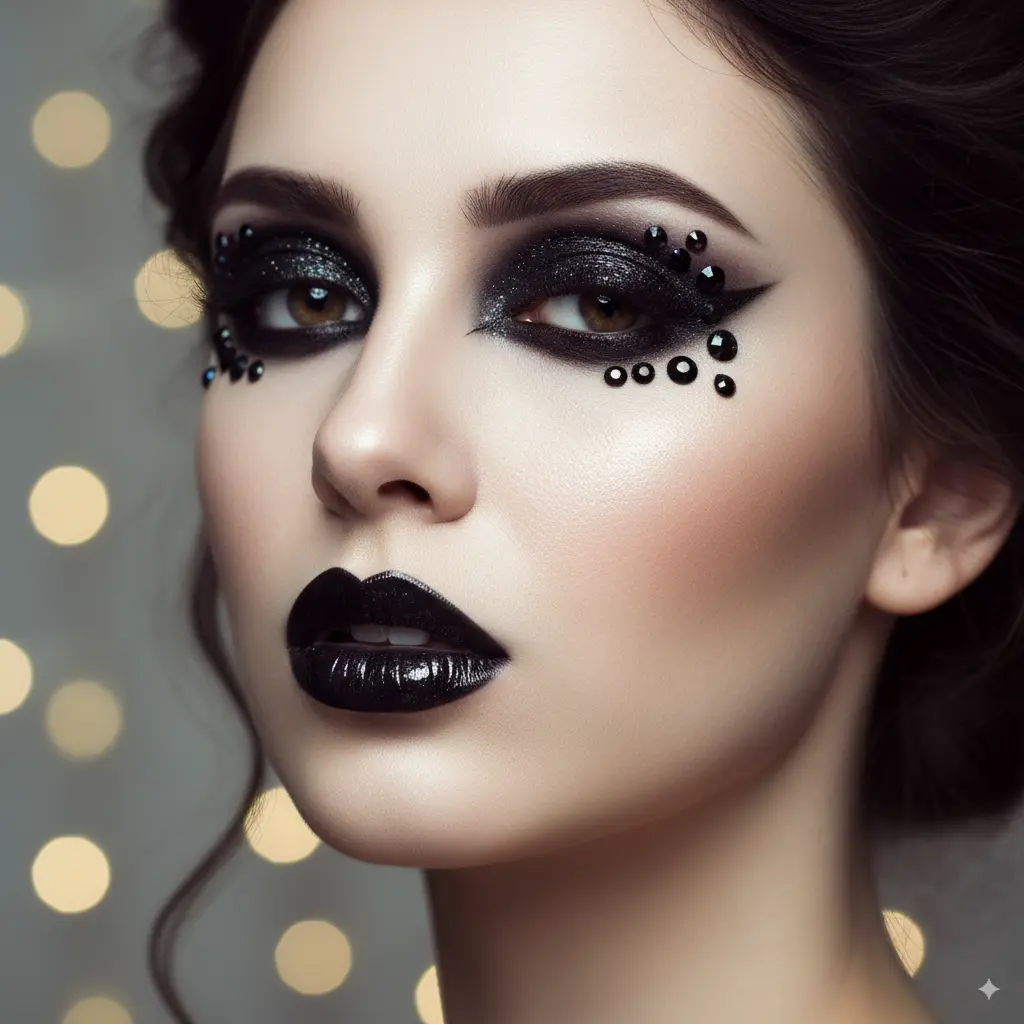 Glitter Black Eyeliner