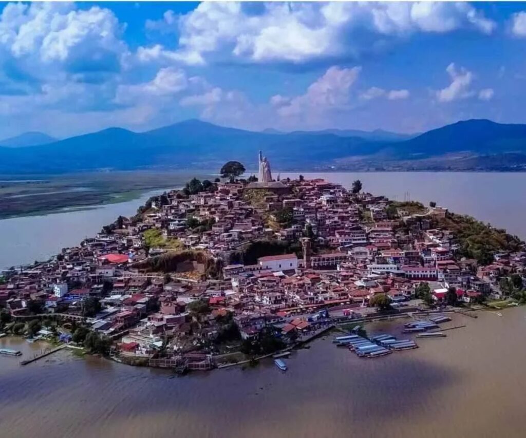 Janitzio Island in Lake Pátzcuaro
