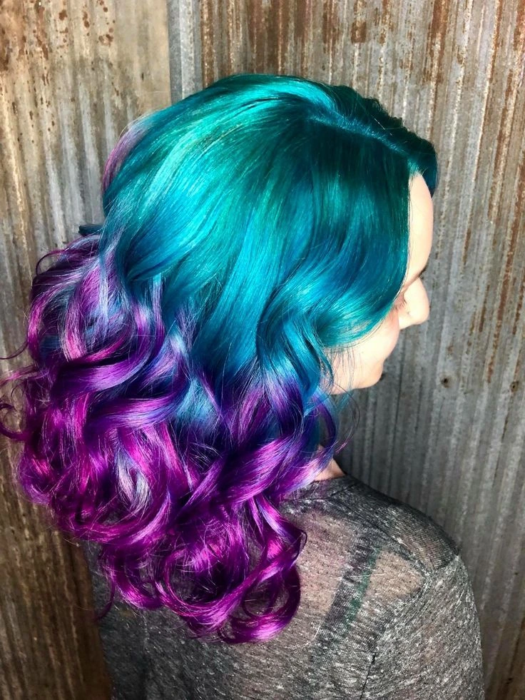 Purple & Teal Mermaid Vibes