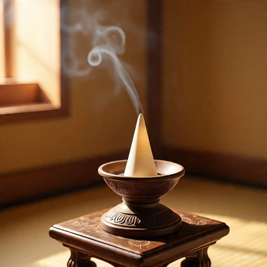 Step 1: Use a Backflow Incense Cone Burner
