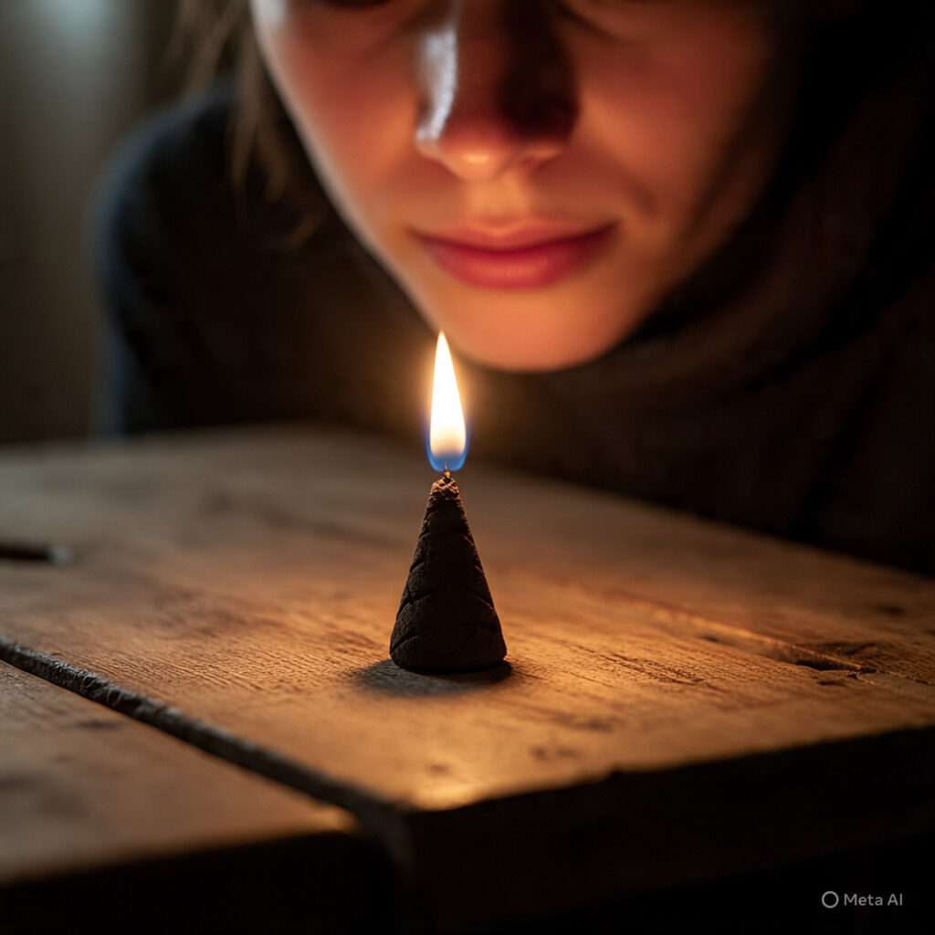 Step 4: Let It Burn Briefly and Blow Out the Flame