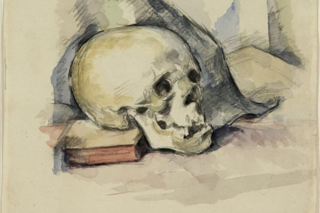Study of a Skull (1885) – Paul Cézanne