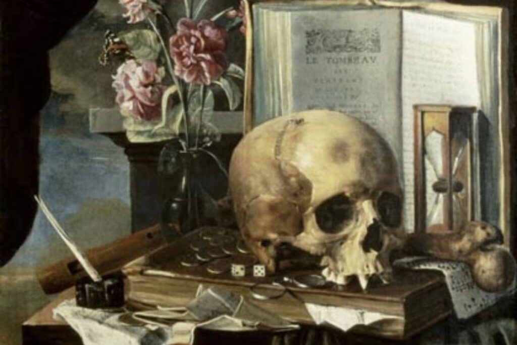 Vanitas Still Life (1645) – Simon Renard de Saint-André