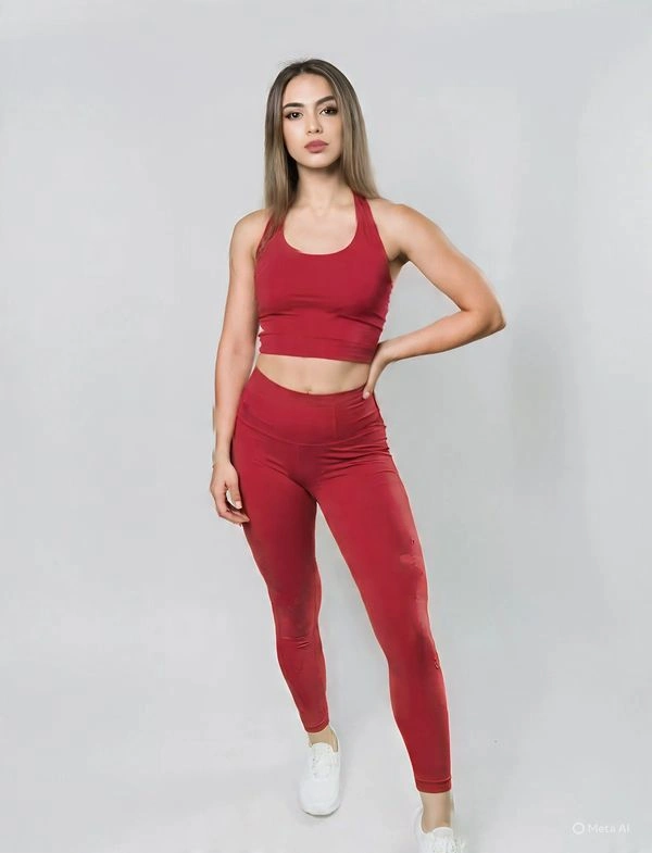 Gothic Red Leggings for Bold Dark Outfits