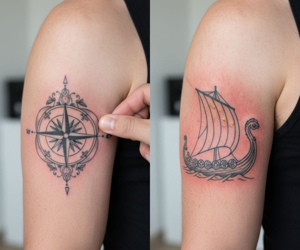 Normal Redness vs. Infection of tattoo