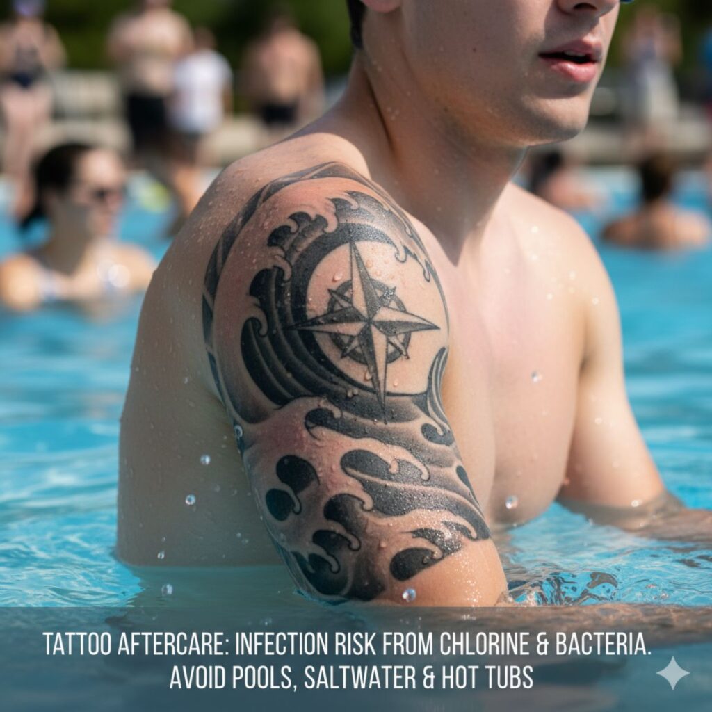 Swimming During Healing of tattoo