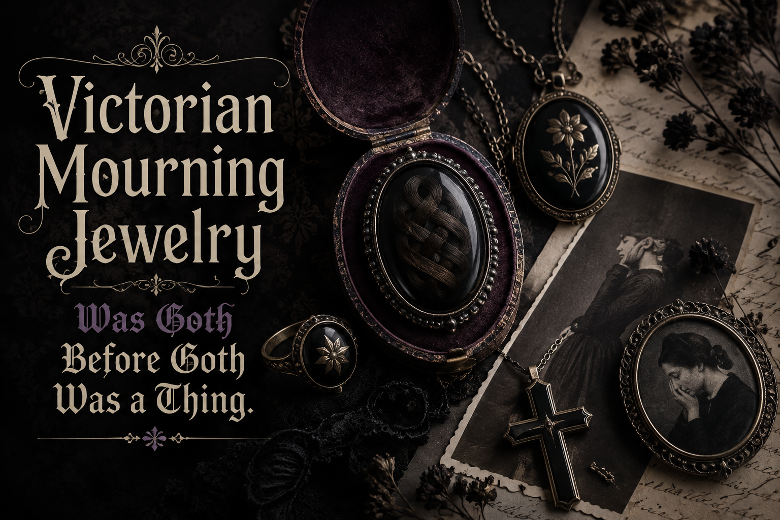 Victorian Mourning Jewelry