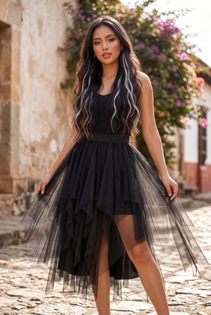 Y2K Asymmetrical Low-Rise Skirt