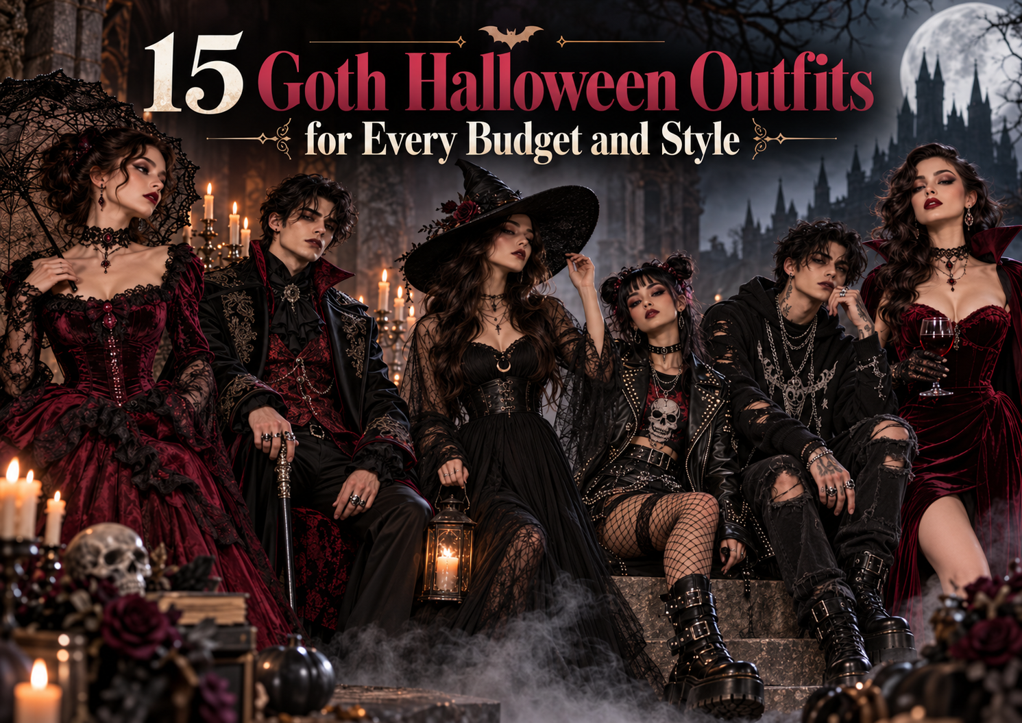 Gothic halloween outfits